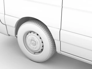renault master l1h1 windowvan 2020 3D Model