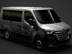 renault master l1h1 windowvan 2020 Modèle 3D