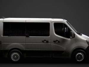 renault master l1h1 windowvan 2020 3D Model