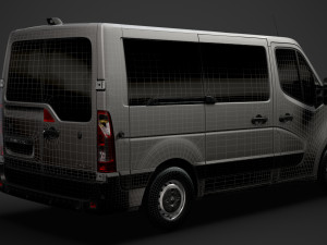 renault master l1h1 windowvan 2020 Modèle 3D