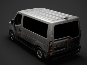 renault master l1h1 windowvan 2020 Modèle 3D