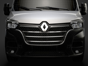 renault master l1h1 windowvan 2020 Modèle 3D