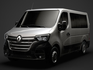 renault master l1h1 windowvan 2020 Modèle 3D