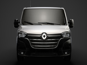 renault master l1h1 windowvan 2020 Modèle 3D