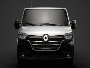 renault master l1h1 windowvan 2020 3D Model