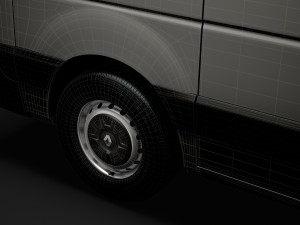 renault master l1h1 windowvan 2020 Modèle 3D