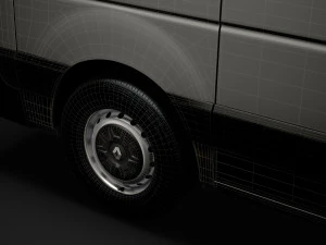 renault master l1h1 windowvan 2020 3D Model