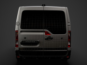 renault master l1h1 windowvan 2020 Modèle 3D