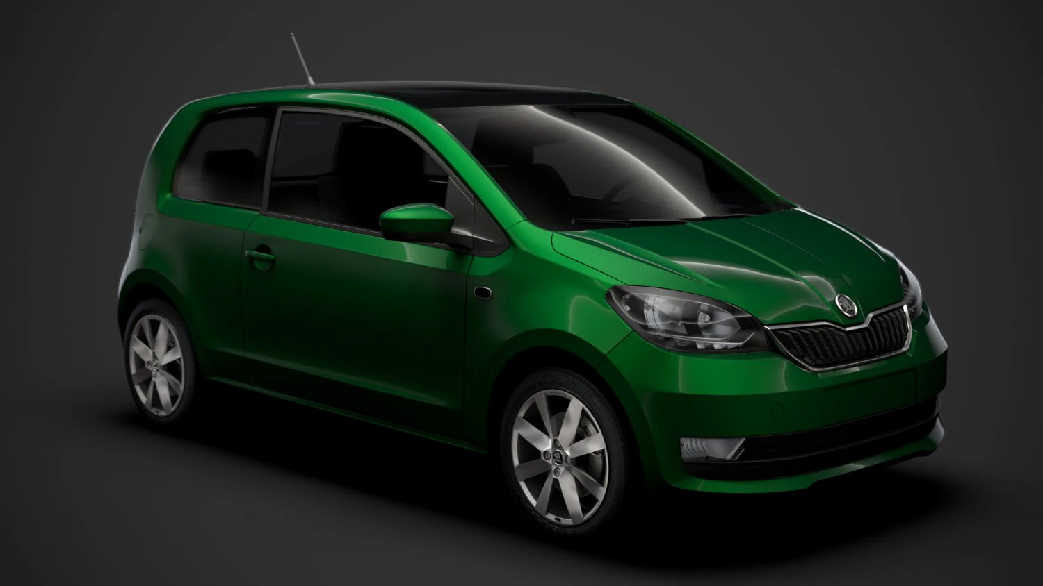 skoda citigo 3doors 2020 3D Model .c4d .max .obj .3ds .fbx .stl .blend