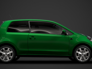 skoda citigo 3doors 2020 Modello 3D
