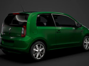 skoda citigo 3doors 2020 3D Model