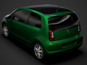 skoda citigo 3doors 2020 Modello 3D