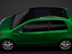 skoda citigo 3doors 2020 Modello 3D