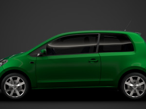 skoda citigo 3doors 2020 Modello 3D