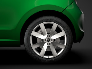 skoda citigo 3doors 2020 Modello 3D