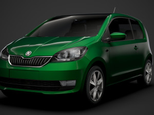 skoda citigo 3doors 2020 Modello 3D