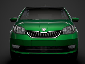 skoda citigo 3doors 2020 Modello 3D