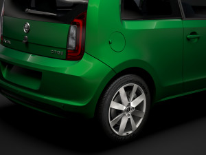 skoda citigo 3doors 2020 Modello 3D