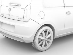 skoda citigo 3doors 2020 Modello 3D