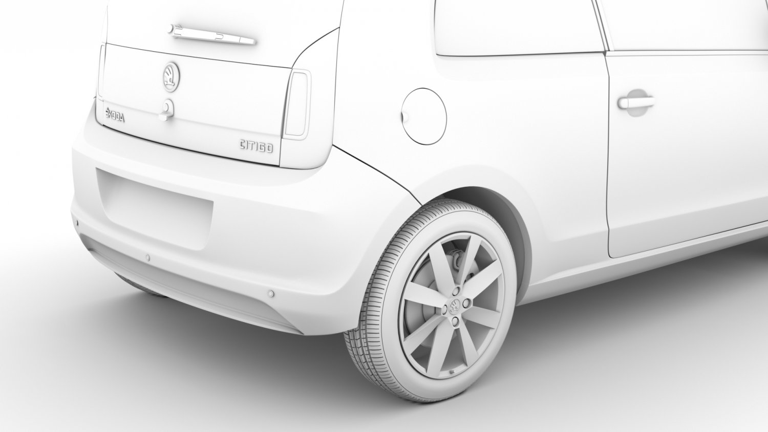 skoda citigo 3doors 2020 3D मॉडल in कॉम्पैक्ट कार्स 3DExport