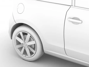 skoda citigo 3doors 2020 3D Model