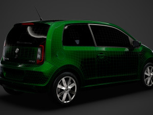 skoda citigo 3doors 2020 Modello 3D