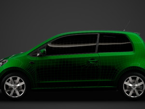 skoda citigo 3doors 2020 Modello 3D