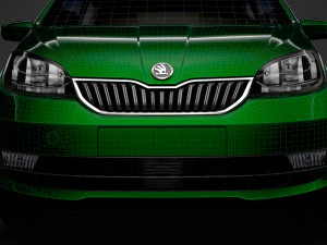 skoda citigo 3doors 2020 3D Model