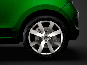 skoda citigo 3doors 2020 Modello 3D