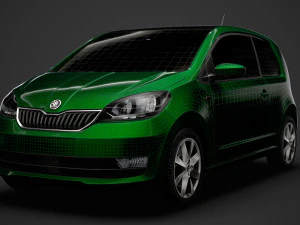 skoda citigo 3doors 2020 3D Model