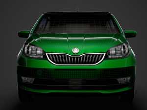 skoda citigo 3doors 2020 Modello 3D