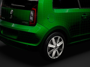 skoda citigo 3doors 2020 Modello 3D