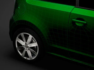 skoda citigo 3doors 2020 3D Model
