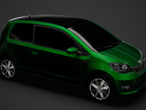 skoda citigo 3doors 2020 Modello 3D