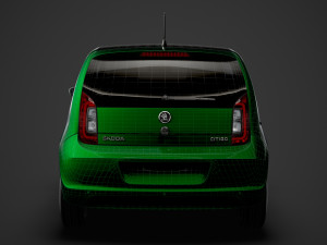 skoda citigo 3doors 2020 Modello 3D