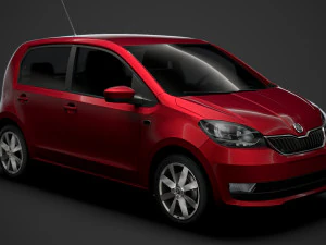 skoda citigo 5 portas 2020 Modelo 3D