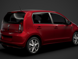 skoda citigo 5doors 2020 3D Model