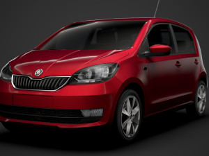 skoda citigo 5doors 2020 3D Model