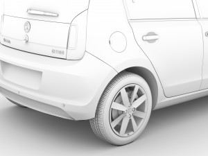 skoda citigo 5doors 2020 3D Model