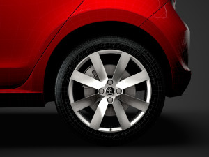 skoda citigo 5doors 2020 3D Model