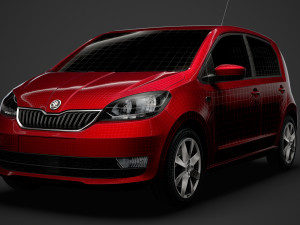 skoda citigo 5doors 2020 3D Model