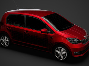 skoda citigo 5doors 2020 3D Model