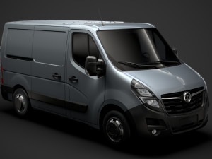 vauxhall movano l1h1 van 2020 3Dモデル