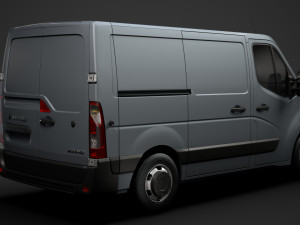 vauxhall movano l1h1 van 2020 Modelo 3D