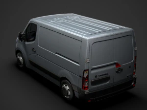 Opel Movano l1h1 furgone 2020 Modello 3D