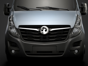 vauxhall movano l1h1 van 2020 Modelo 3D