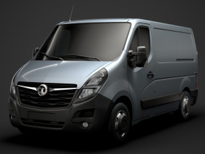 vauxhall movano l1h1 van 2020 Modelo 3D