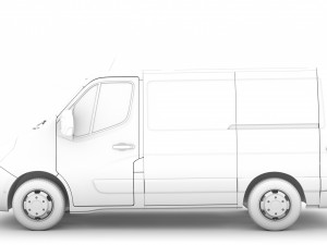 vauxhall movano l1h1 van 2020 Modelo 3D