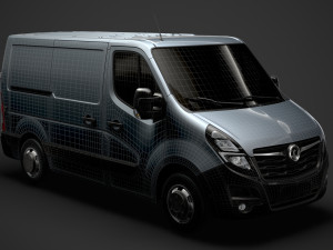 vauxhall movano l1h1 van 2020 Modelo 3D