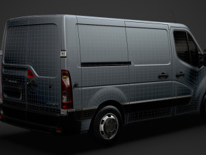 vauxhall movano l1h1 van 2020 Modelo 3D